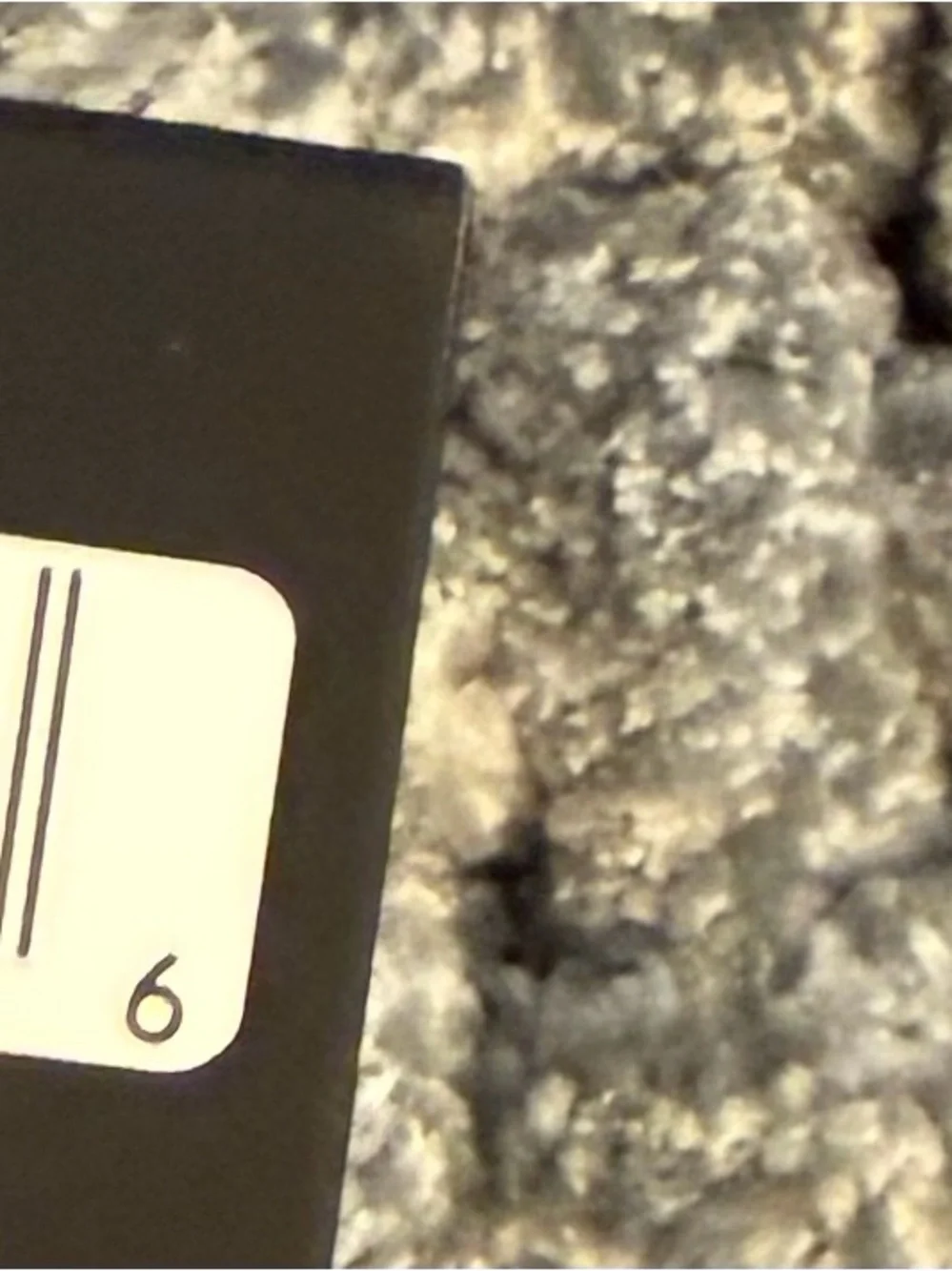 NARS Packaging with White Text on Black
